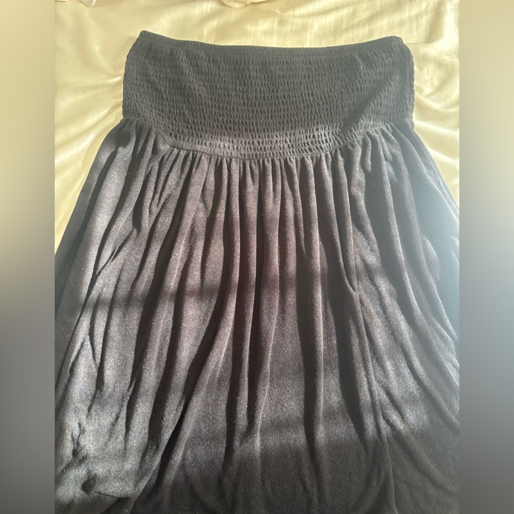 Black Torrid Strapless Swimsuit coverup/dress